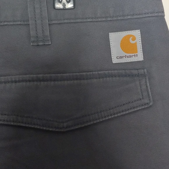 Carhartt Rugged Flex Relaxed Fit Canvas Cargo Work Short Gray Size 40 New w/ Tag - Picture 12 of 15